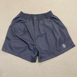 Vintage Nike Court Challenge Tennis Shorts Men's Size Medium Blue Elastic Waist